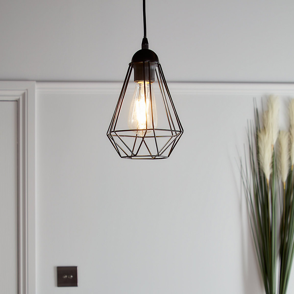 Pendul GOODHOME Smertrio, E27, 60W, negru