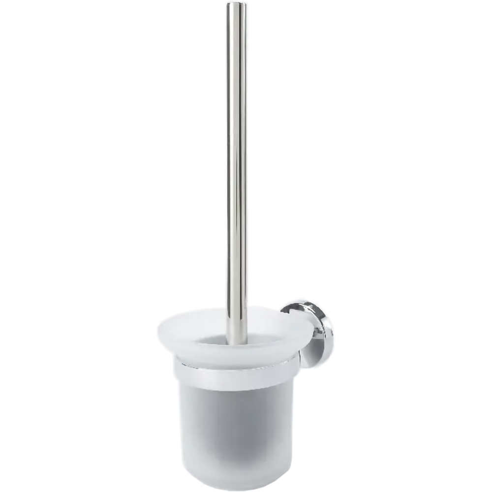 Set perie toaleta GOODHOME Ormara, argintiu-transparent