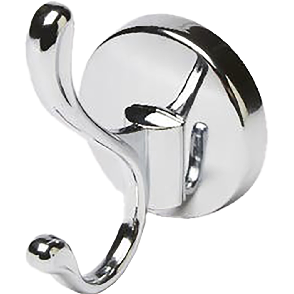 Cuier baie Ormara GOODHOME, 5.5 x 6.5 x 9 cm, otel, argintiu