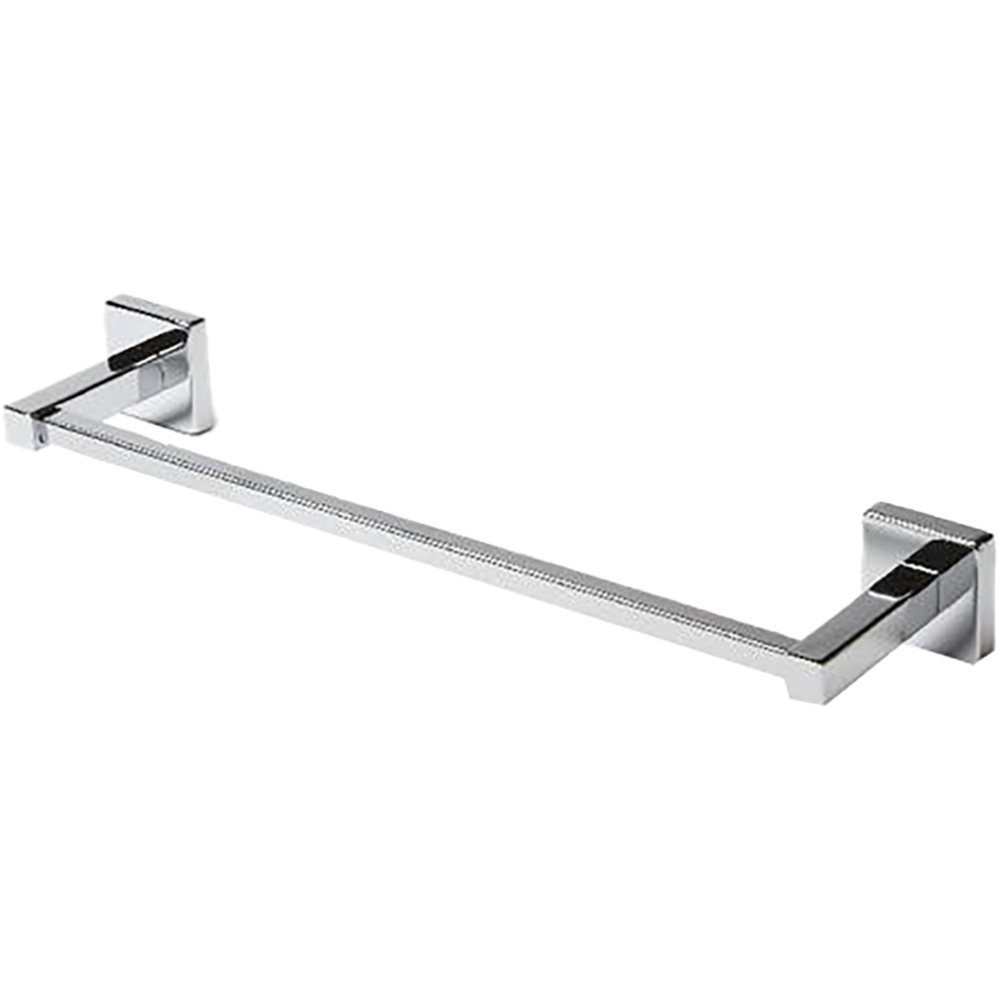 Suport pentru prosop Alessano GOODHOME, 43.5 x 5.2 x 8.8 cm, otel, argintiu