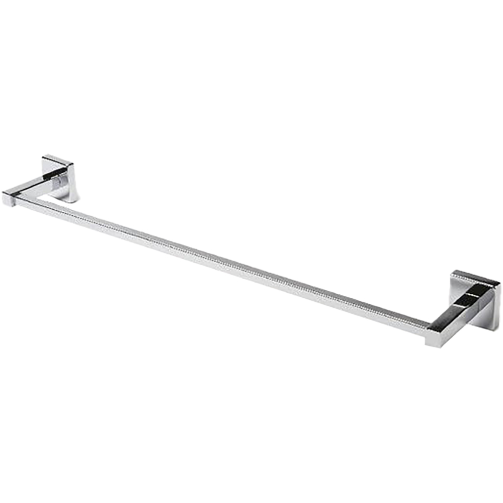 Suport pentru prosop Alessano GOODHOME, 63.5 x 5.2 x 8.8 cm, otel, argintiu