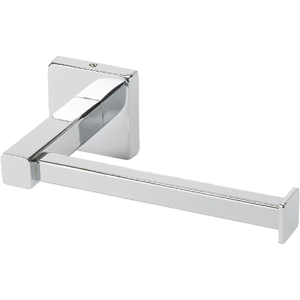 Suport rola hartie igienica Alessano GOODHOME, 16.8 x 5.2 x 8.8 cm, otel, argintiu
