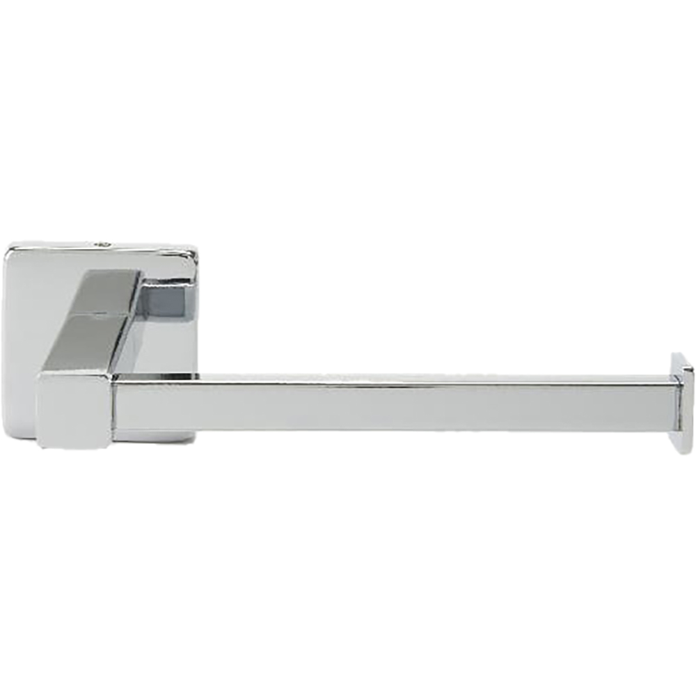 Suport rola hartie igienica Alessano GOODHOME, 16.8 x 5.2 x 8.8 cm, otel, argintiu