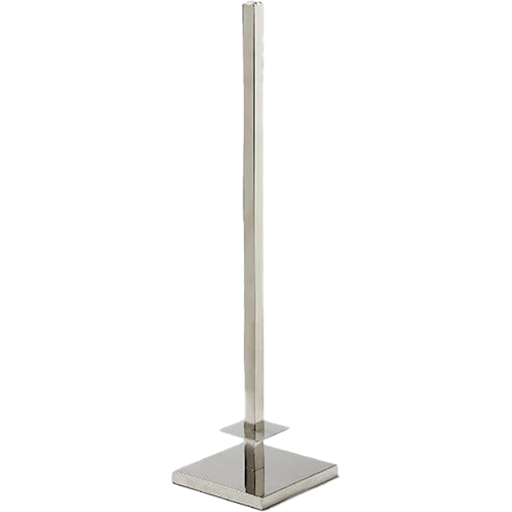 Suport rola hartie igienica Alessano GOODHOME, 15 x 60 x 15 cm, otel, argintiu