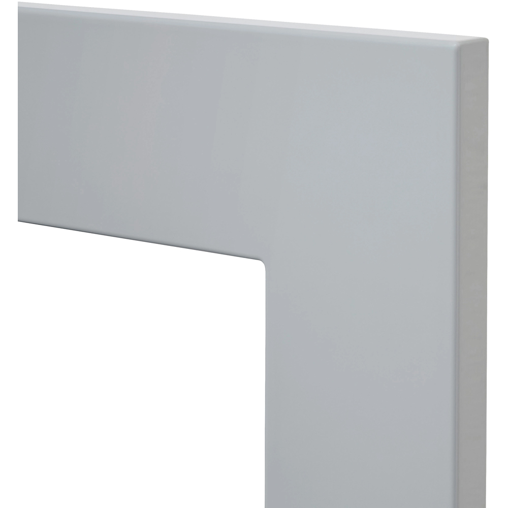 Front usa GOODHOME Alisma, sticla, 29.7 x 71.5 x 1.8 cm, gri