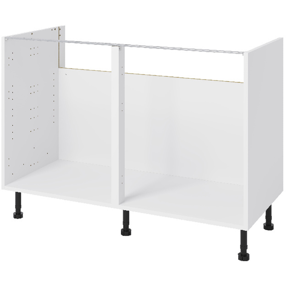 Corp inferior bucatarie GOODHOME Caraway, HDF, 120 x 57 x 87 cm, alb