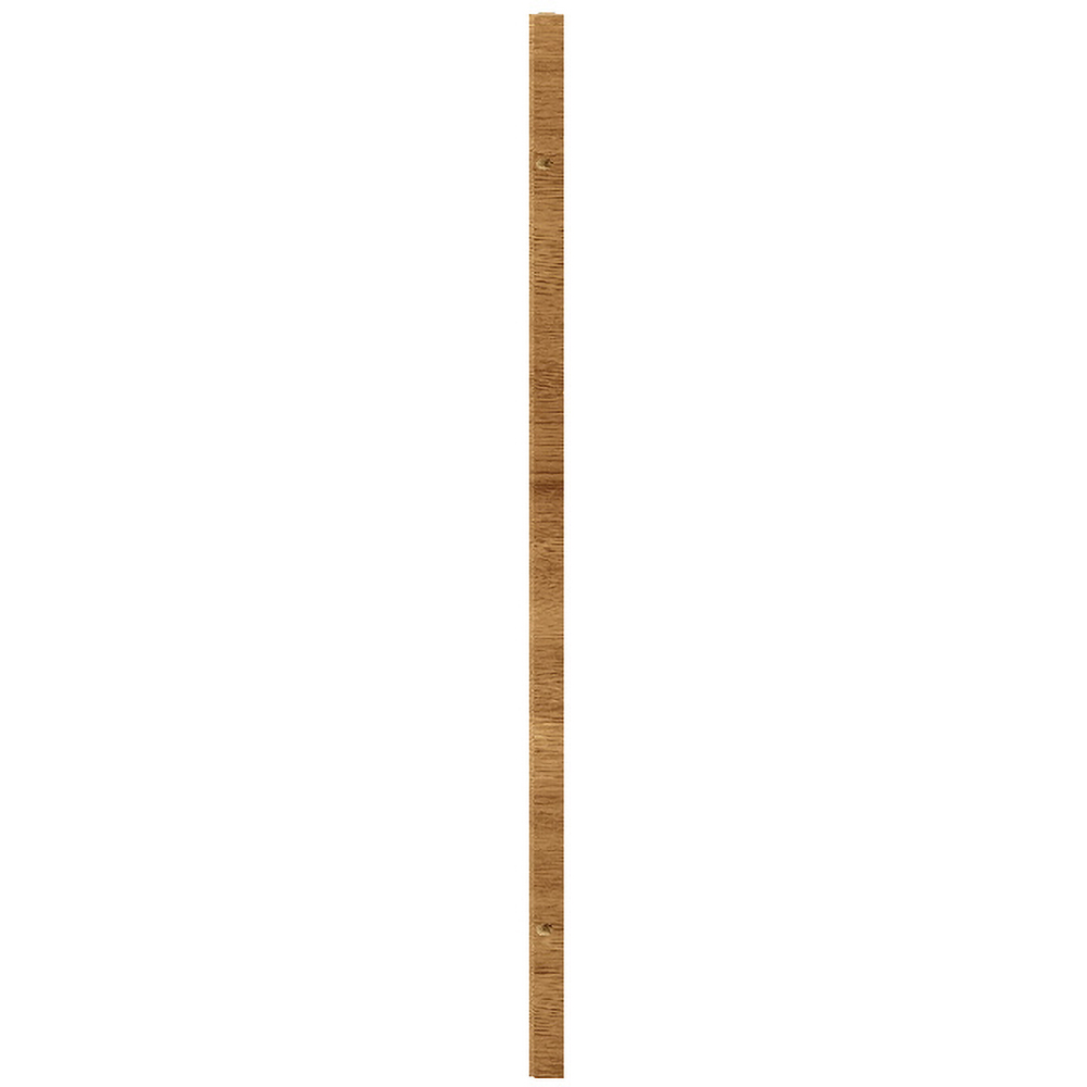 Bagheta colt GOODHOME Chia, MDF, 71.5 x 2.5 x 1.8 cm, maro