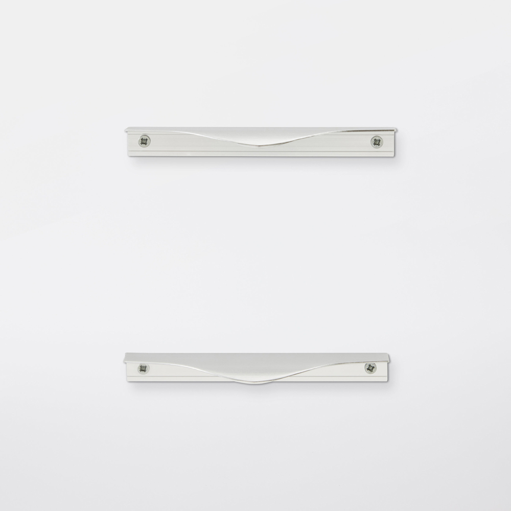 Maner Andali, aluminiu, 14.7 cm, 2 bucati, alb