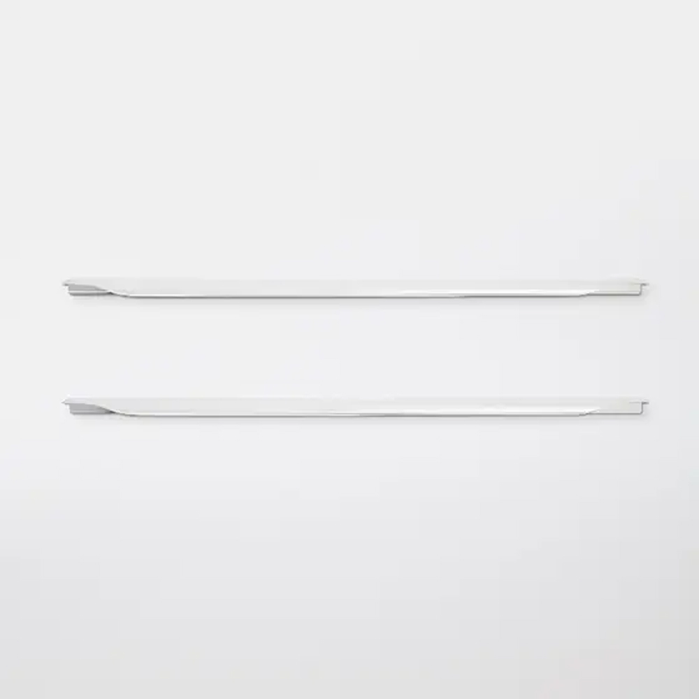 Set maner GOODHOME Andali, metal, 60 cm, nichel, 2 bucati