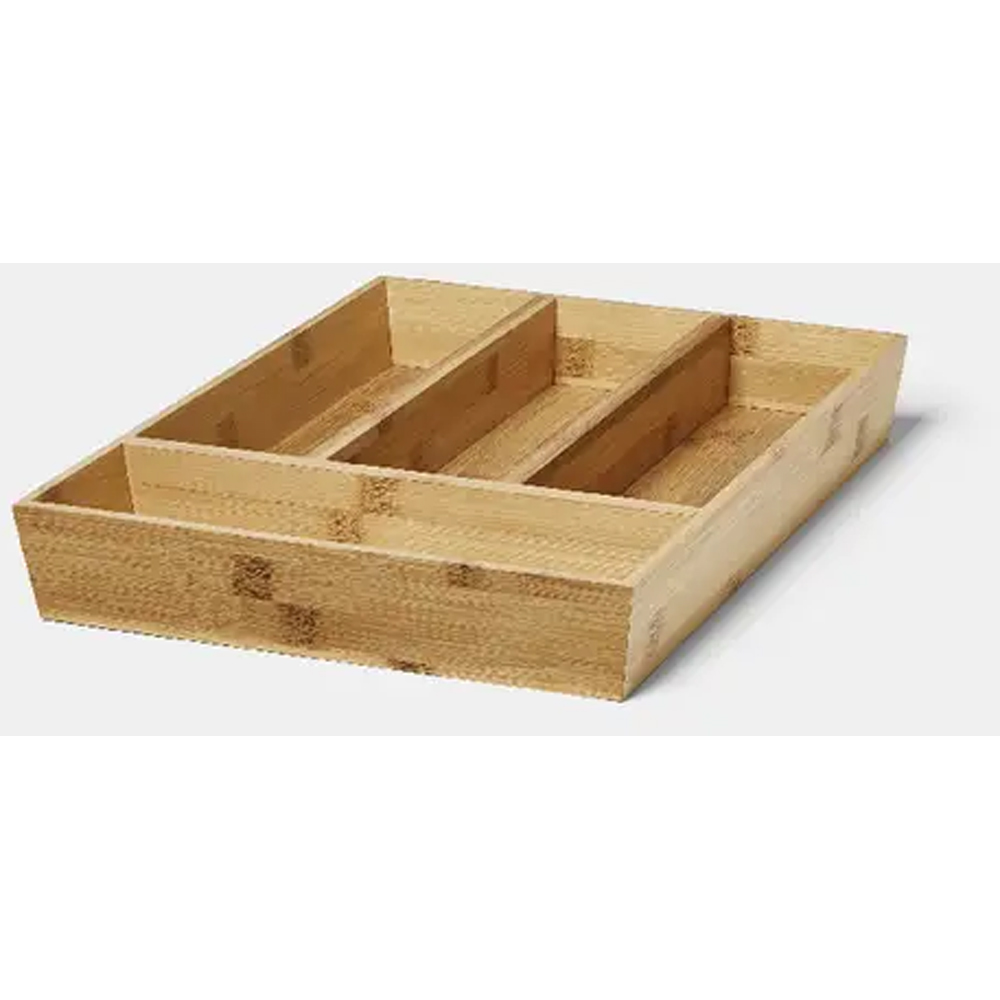 Suport tacamuri GOODHOME Nitaki 100688692, 40x29.8cm, bambus