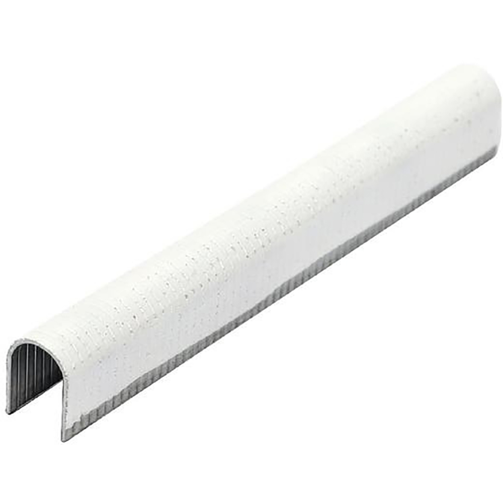 Capse pentru cablu MAGNUSSON, 10 mm, 1000 buc, otel, alb