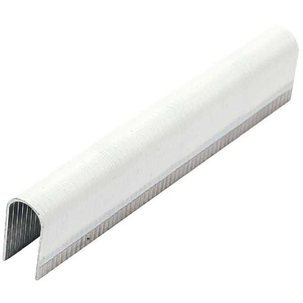 Capse pentru cablu MAGNUSSON, 14 mm, 1000 buc, otel, alb