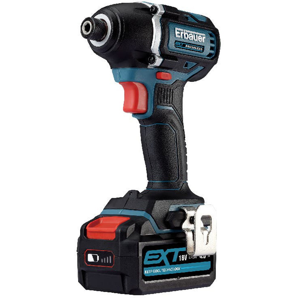 Masina de insurubat cu impact ERBAUER EID18-Li, 18V, 4Ah, 2800rpm, 160Nm