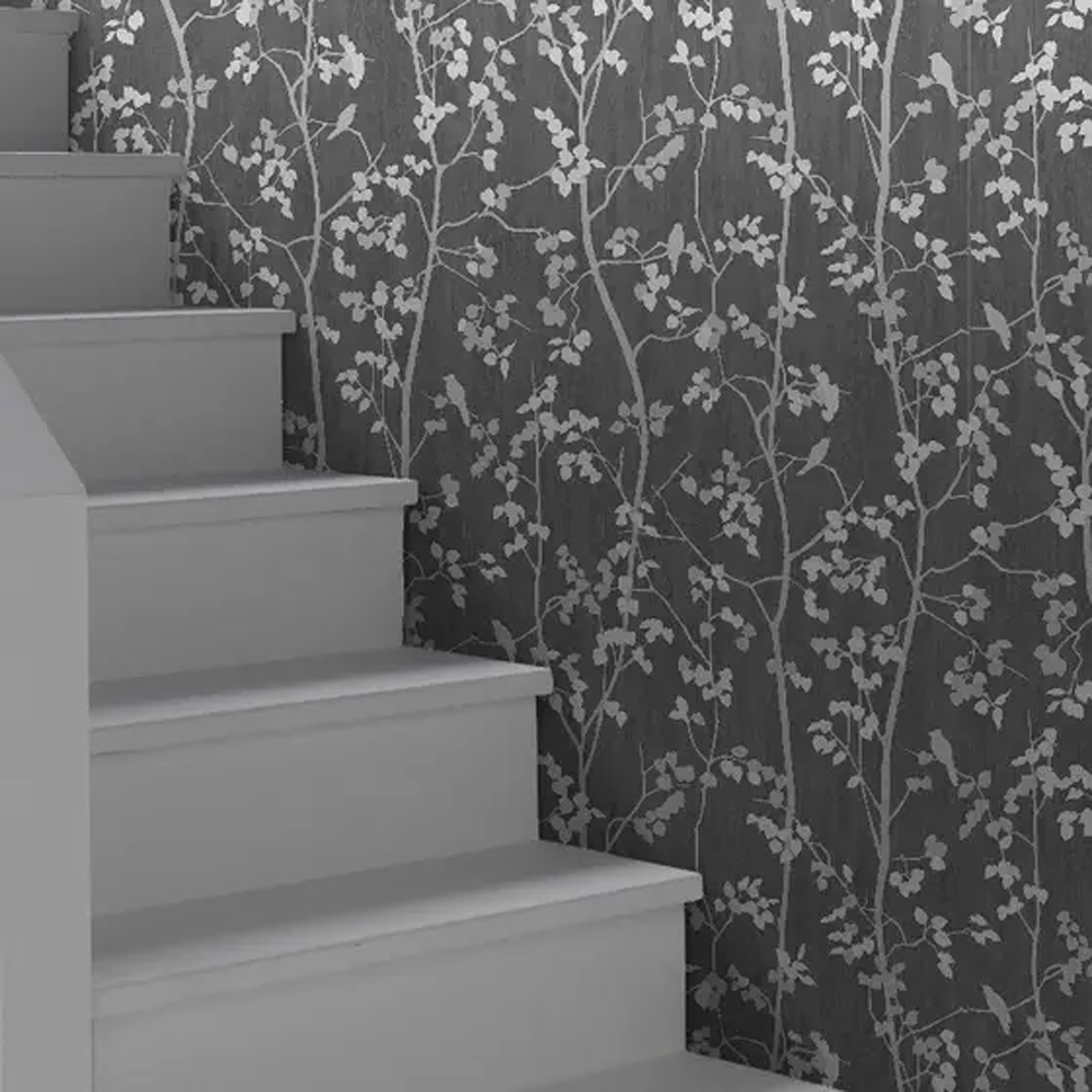 Tapet GOODHOME Bromus 100691978, gri