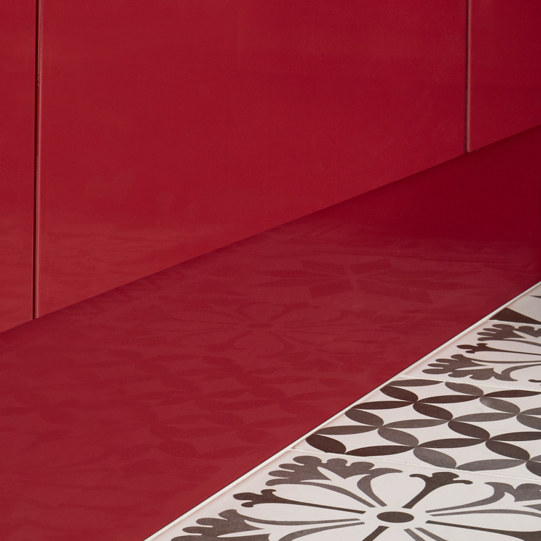 Cornisa GOODHOME Stevia/Garcinia, 3.5 x 240 cm, mdf, alb lucios