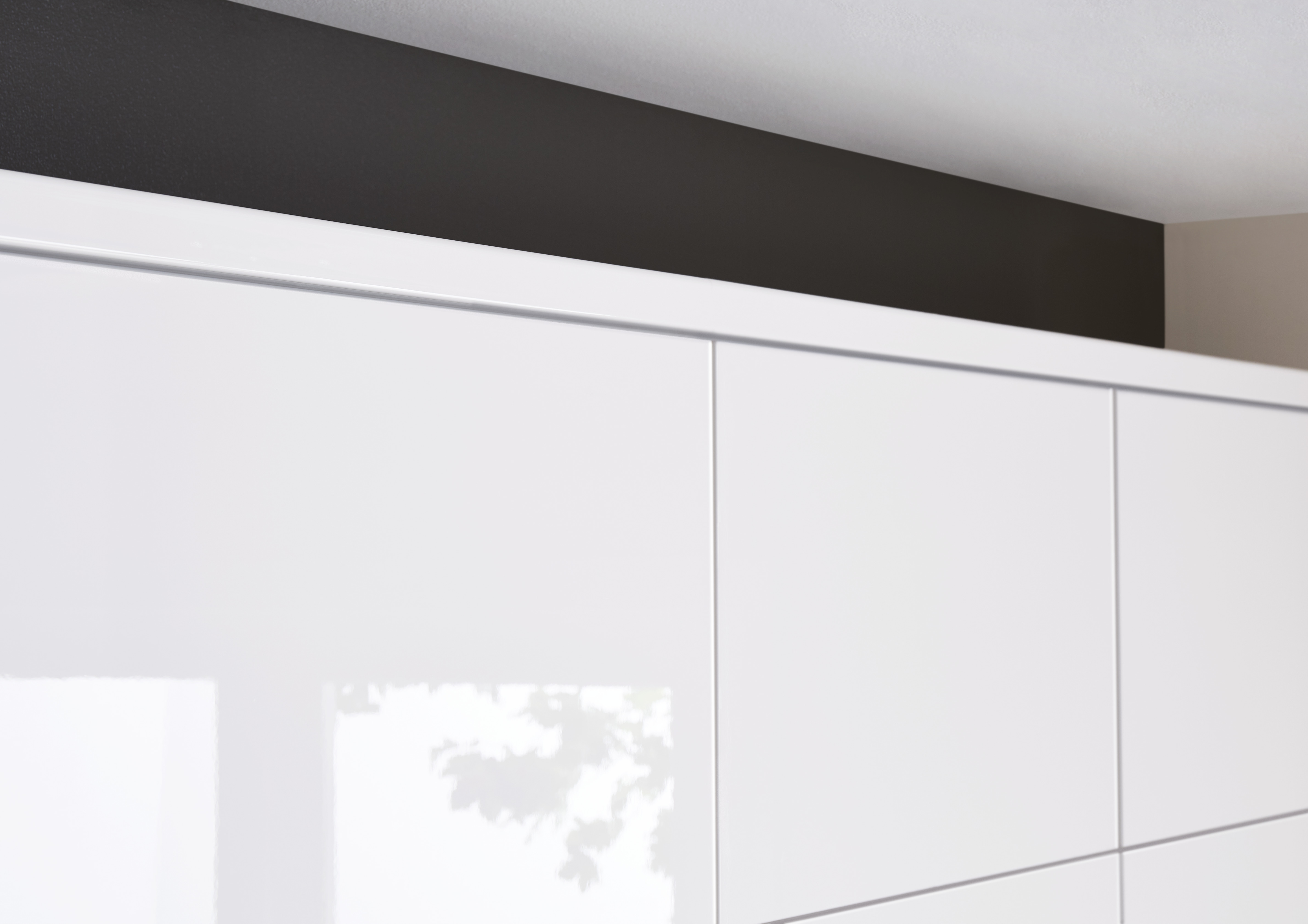 Cornisa GOODHOME Stevia, 2400 x 35 mm, crem lucios