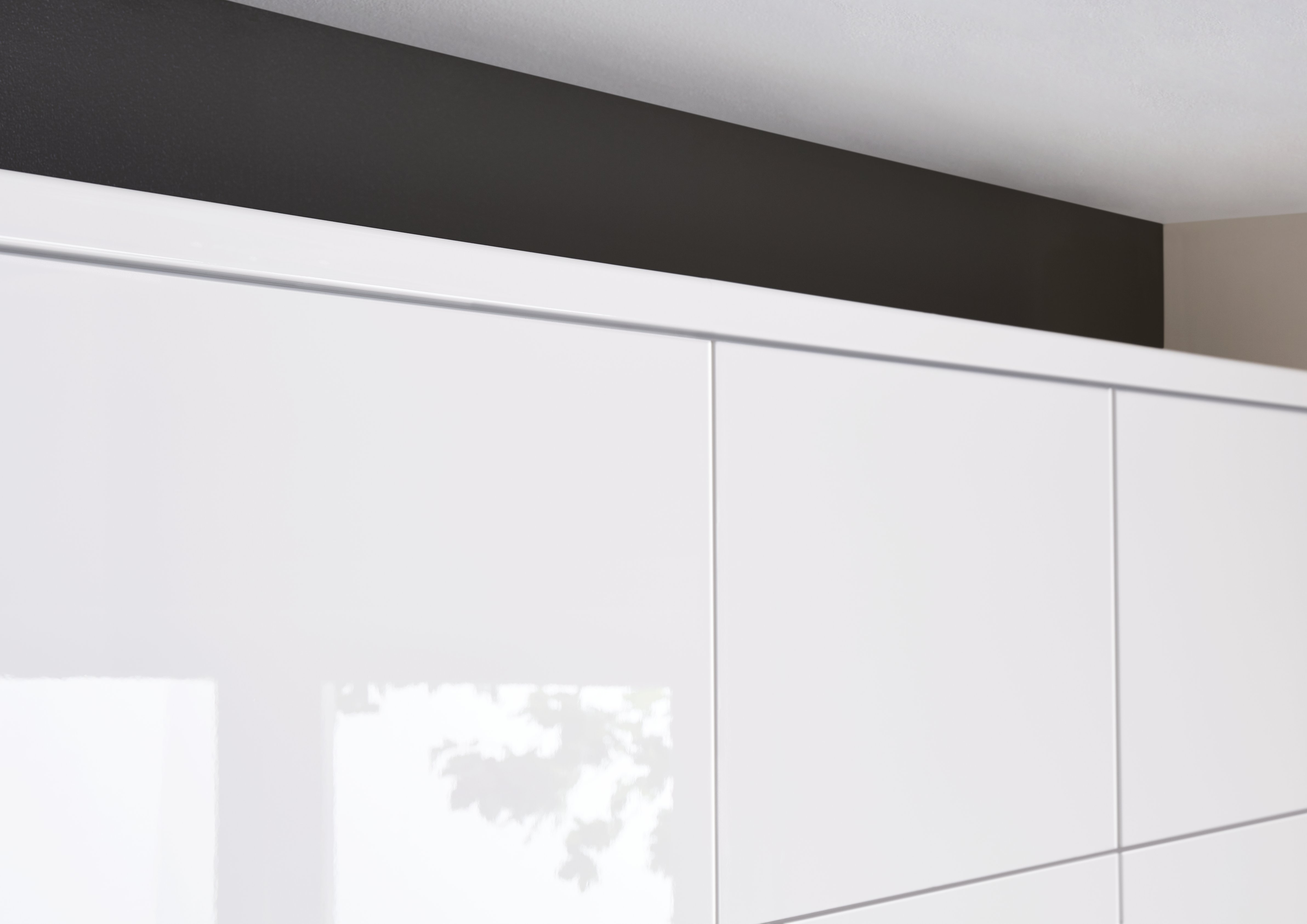 Cornisa GOODHOME Stevia, 2400 x 35 mm, crem lucios