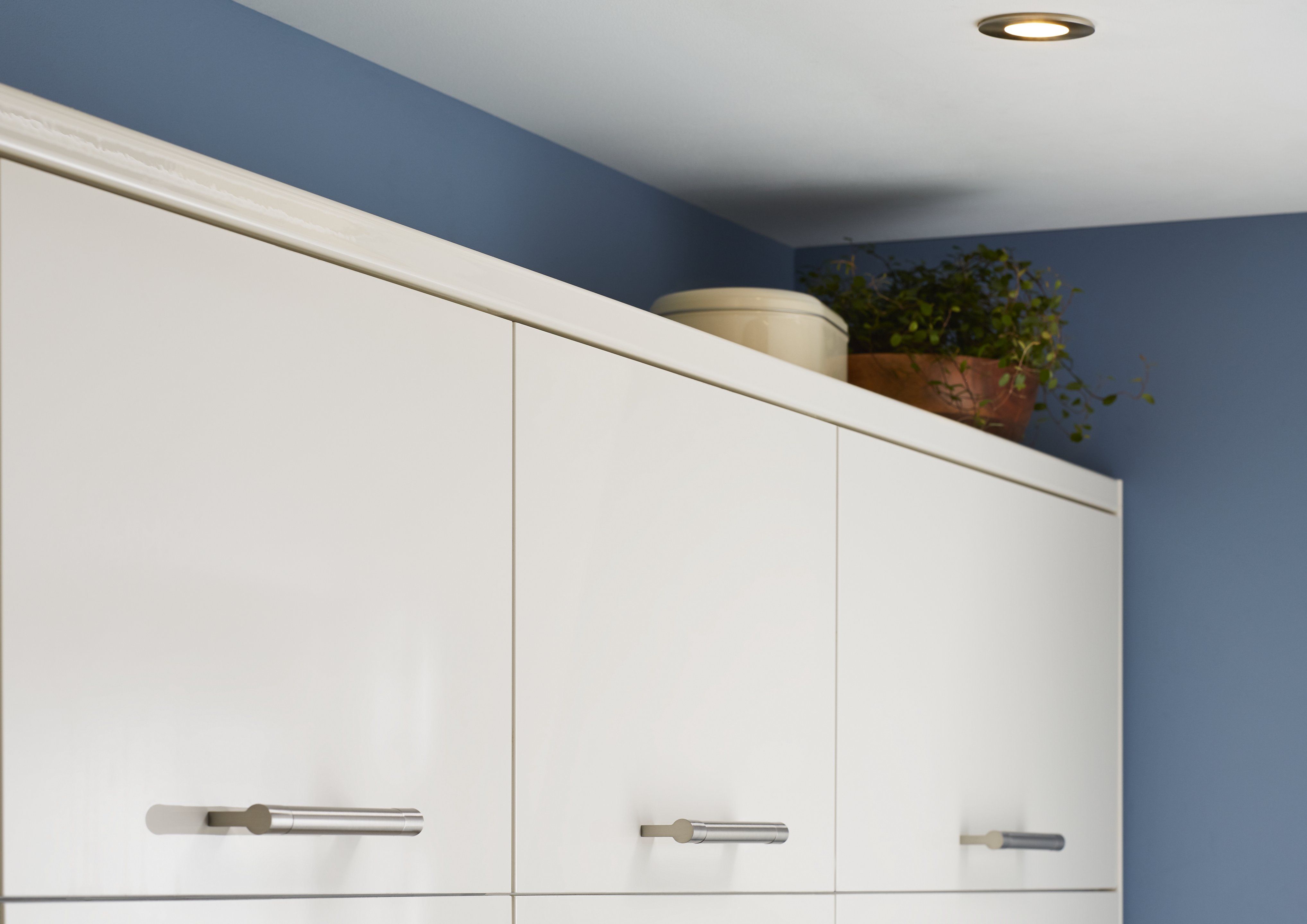 Cornisa GOODHOME Stevia, 2400 x 35 mm, crem lucios