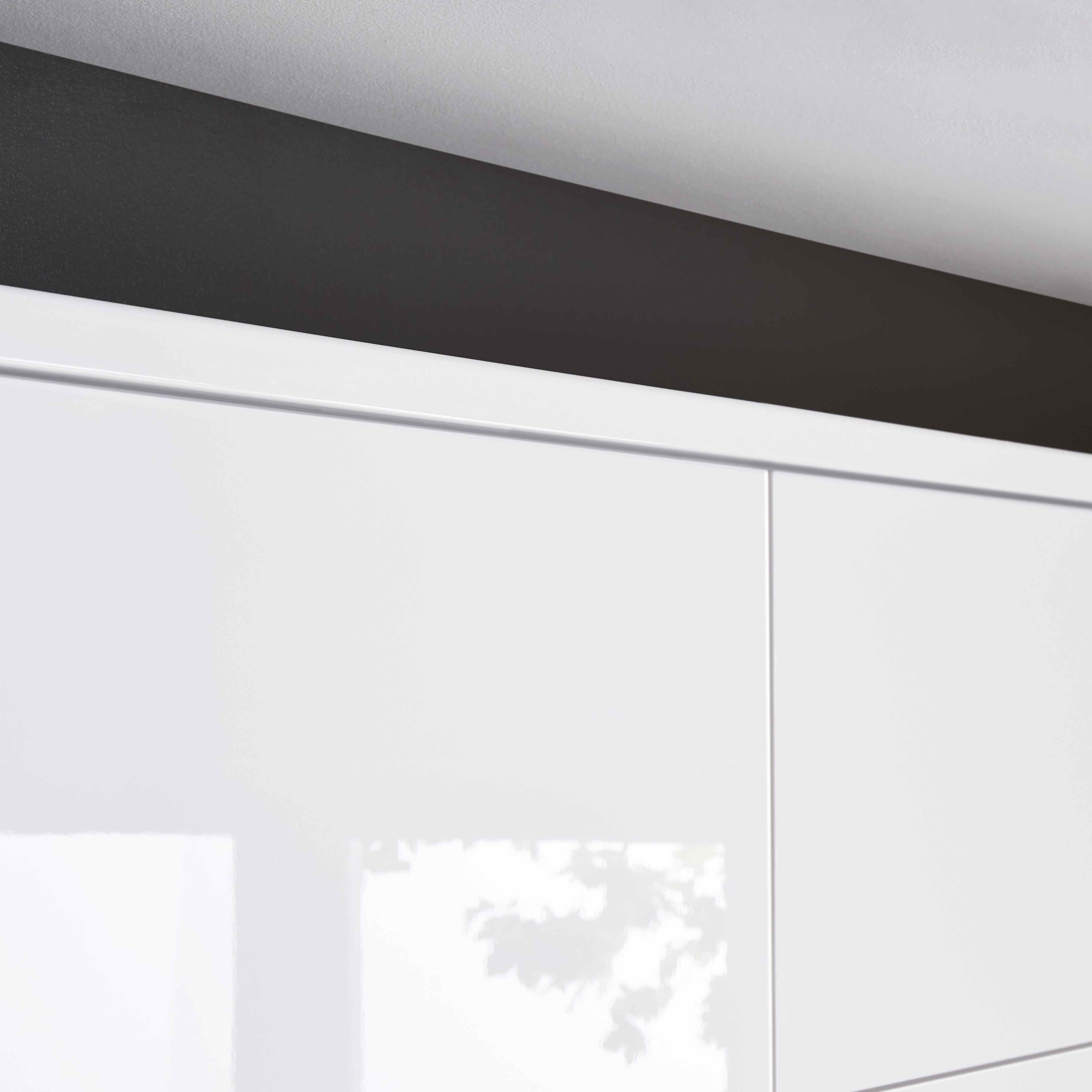 Cornisa GOODHOME Stevia, 2400 x 35 mm, crem lucios