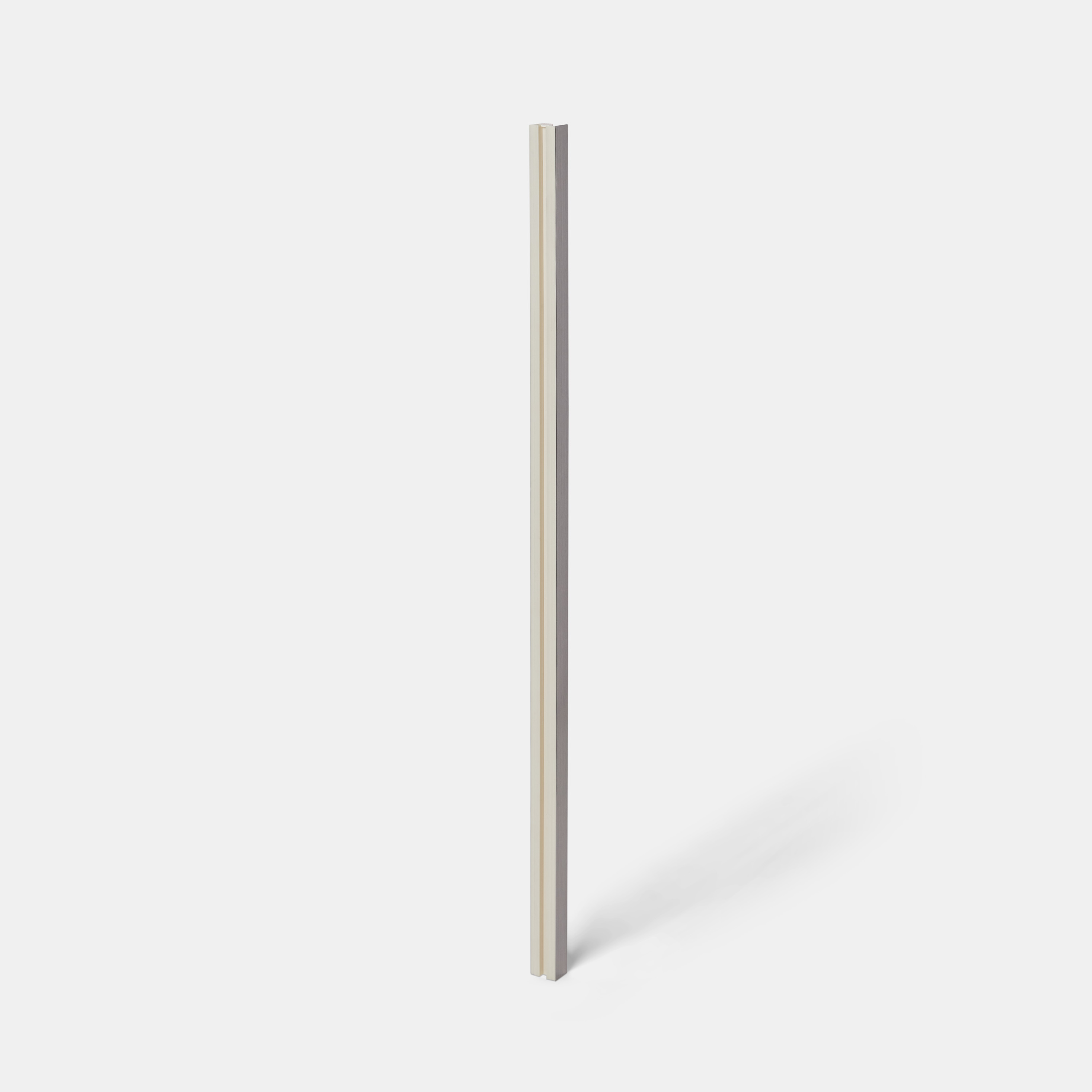 Profil mascare/protectie panou lateral GoodHome Cicely, 61 x 23 x 18 mm, gri-argintiu