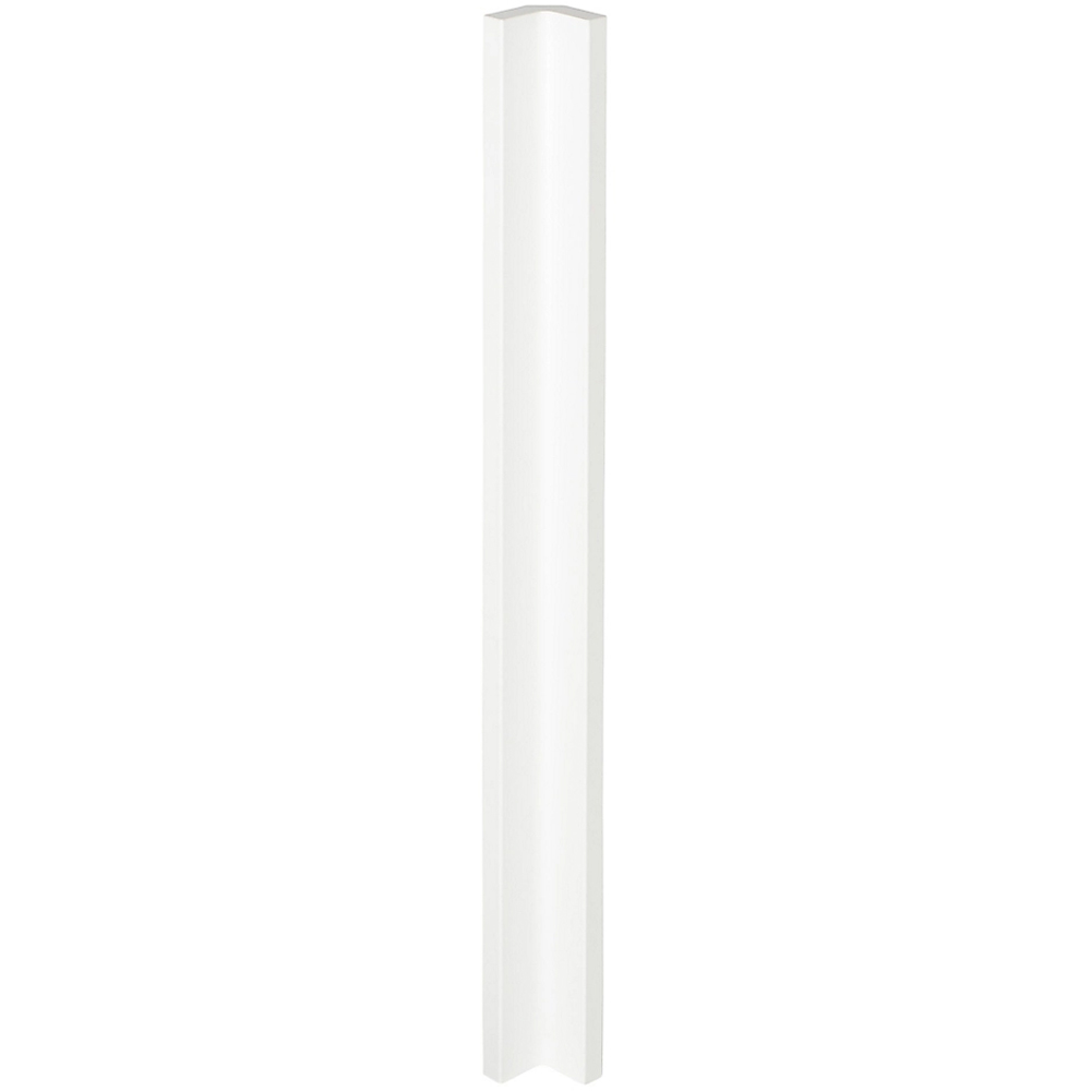 Profil colt GOODHOME Alpinia, 715 x 59 mm, alb