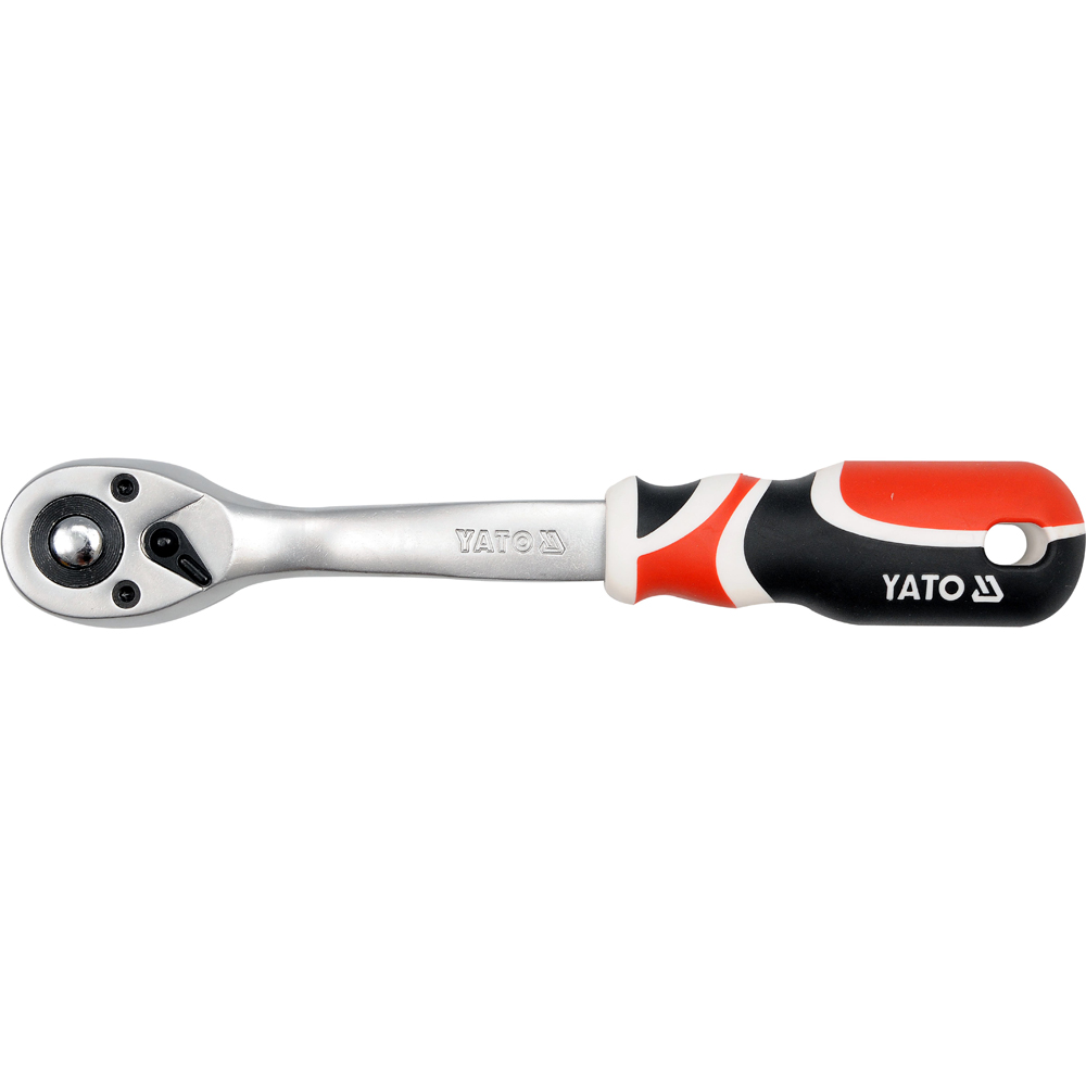 Cheie clichet YATO, 1/2, Crom-Vanadiu, 72 dinti, Quick Connect