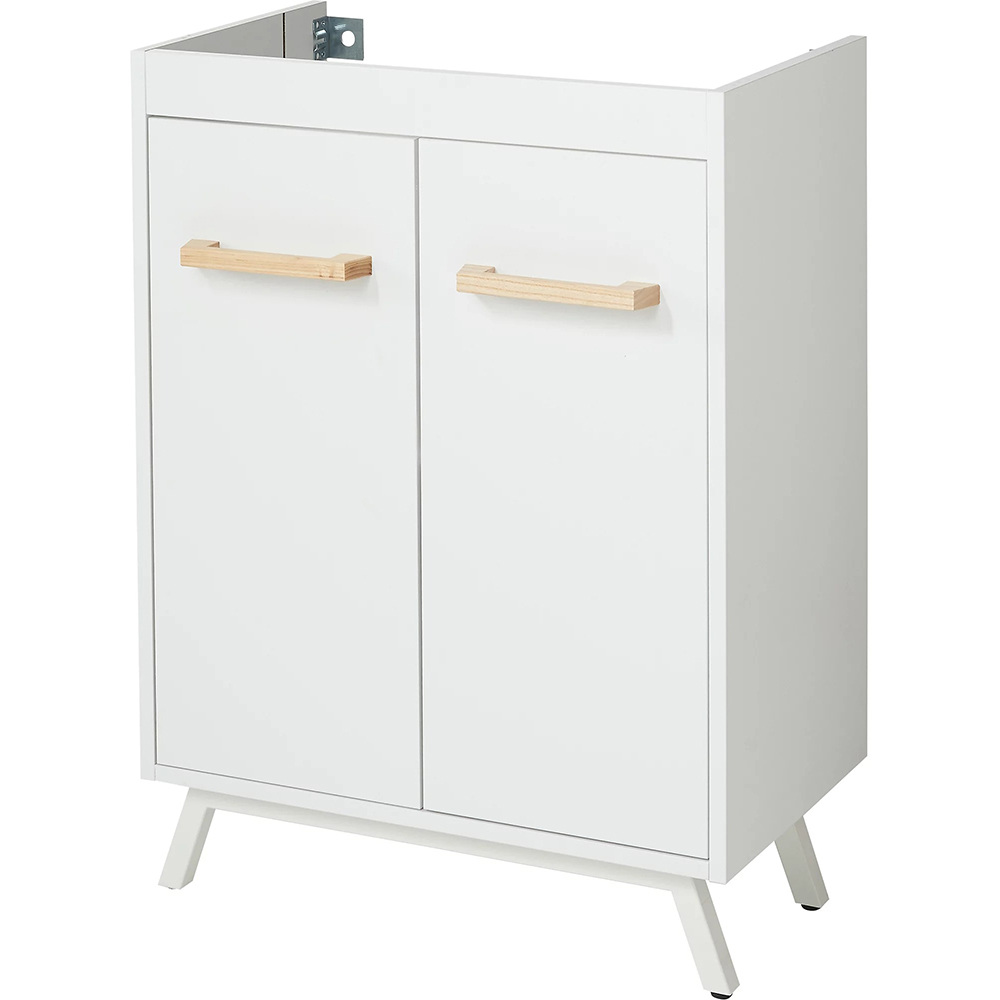 Masca lavoar GOODHOME Ladoga, 60 x 36 x 81 cm, alb mat