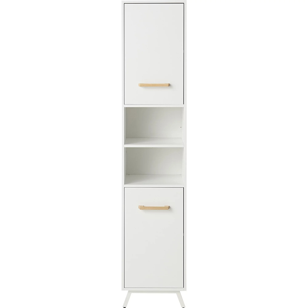 Dulap baie GOODHOME Ladoga, 40 x 36 x 190 cm, alb mat