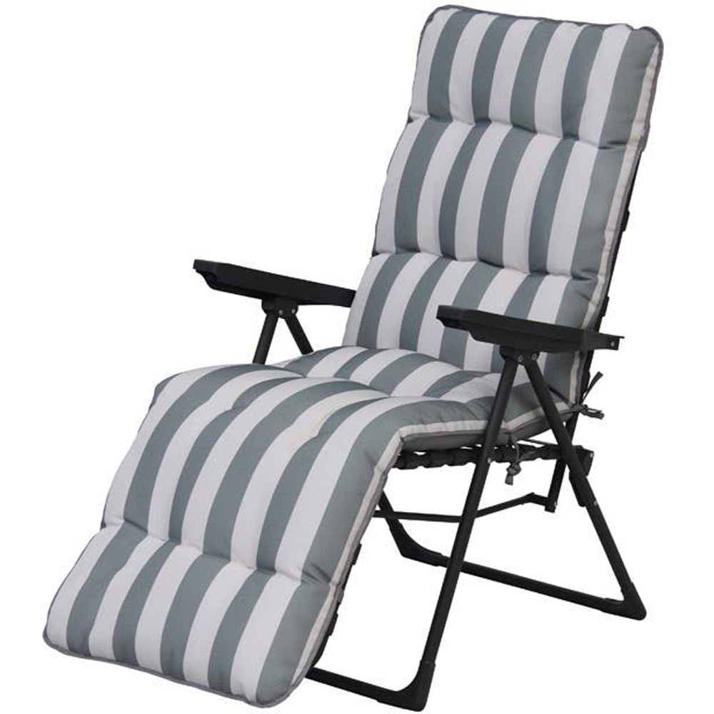 Scaun terasa Colorado, otel, 60 x 32 x 93 cm, albastru