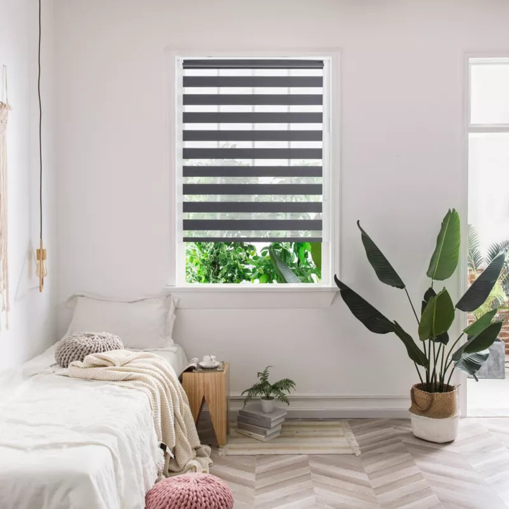 Roleta COLOURS Halo, 100 x 180 cm, gri inchis