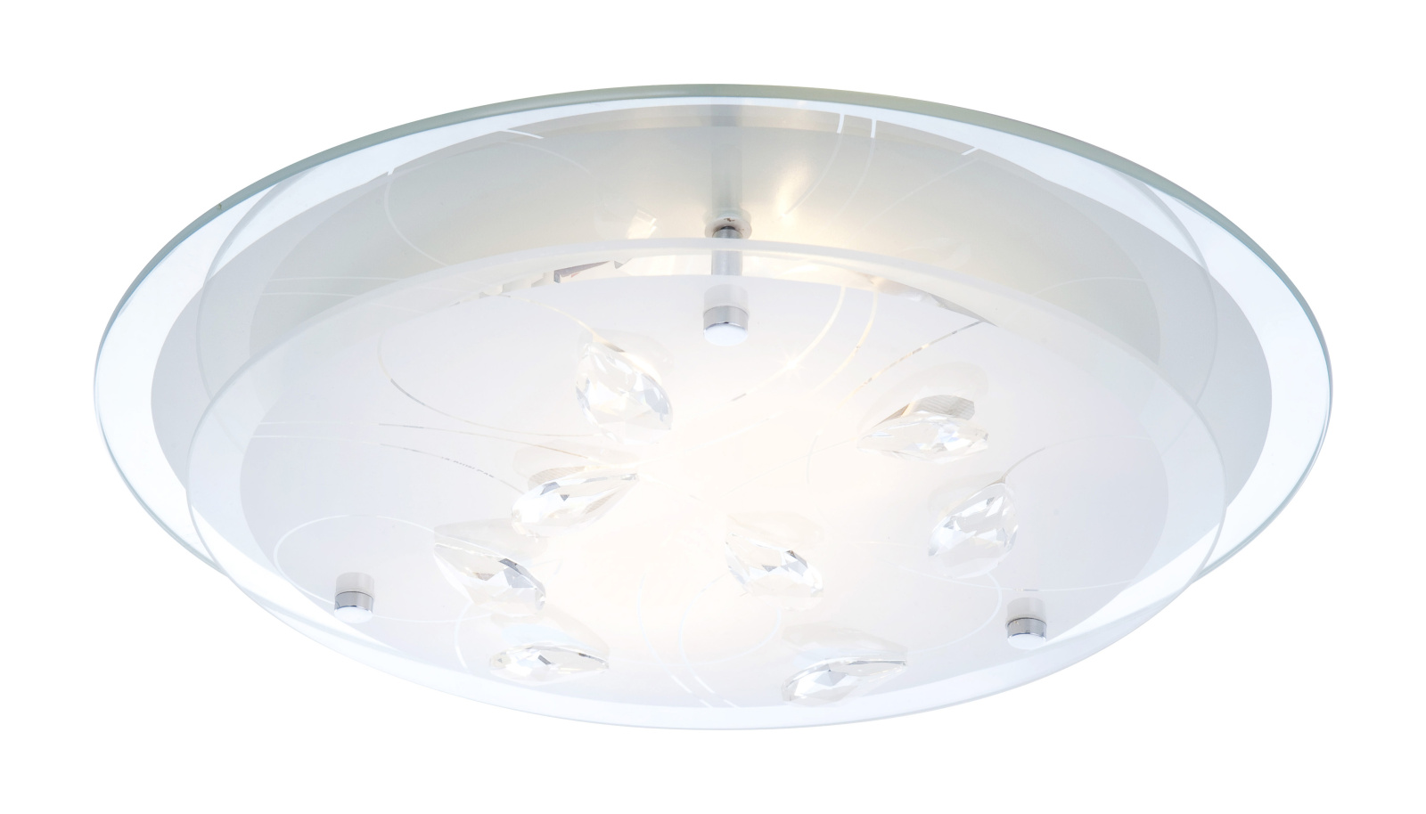 Plafoniera GLOBO Brenda 40409-2, 2 x 60W, E27, IP20, alb