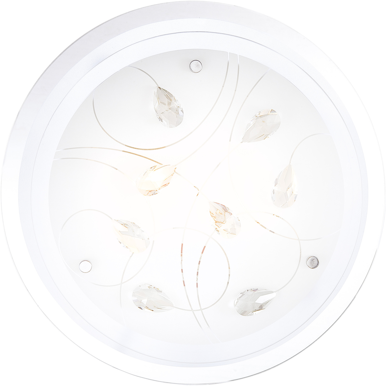Plafoniera GLOBO Brenda 40409-2, 2 x 60W, E27, IP20, alb