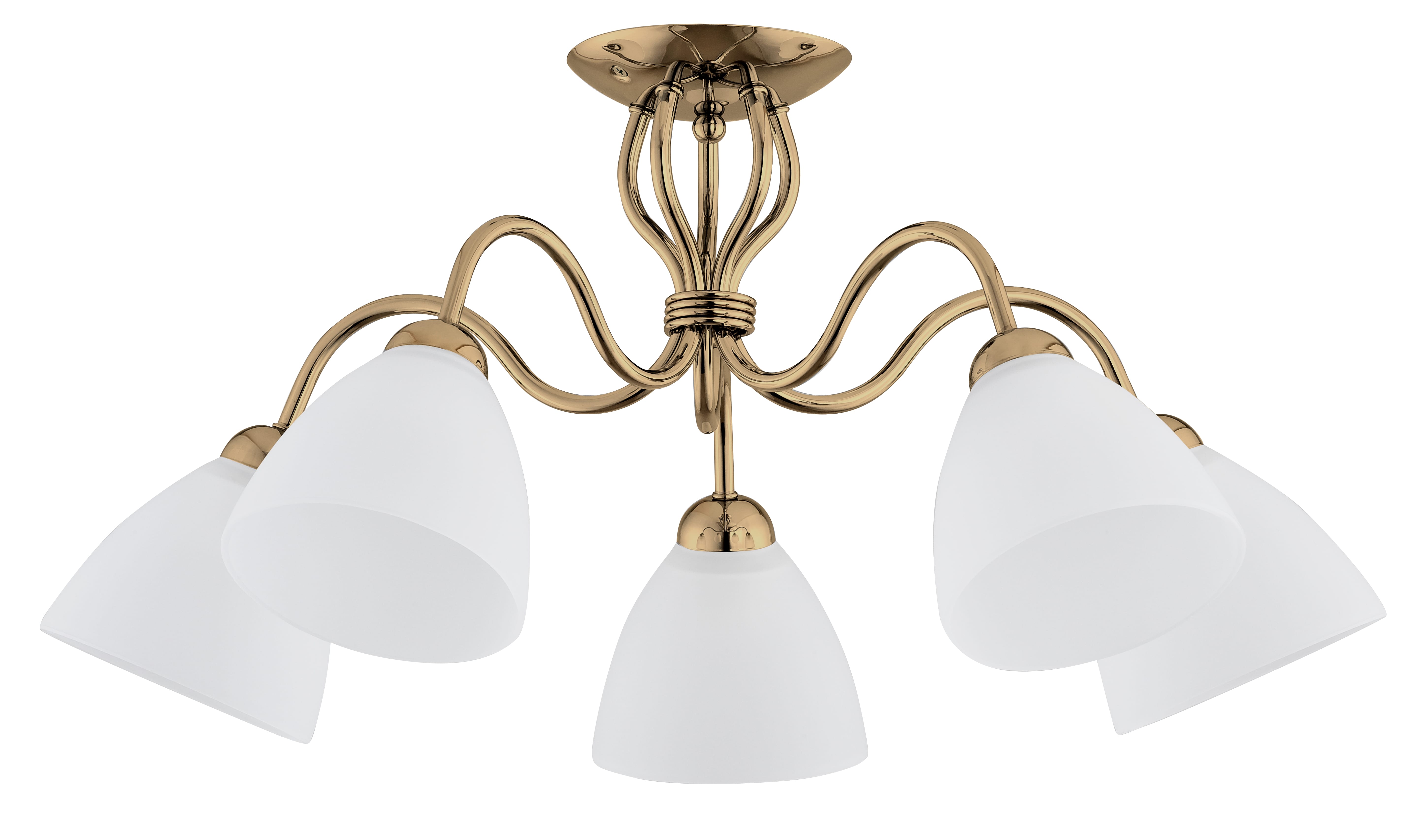 Lustra, Auriu, 300 W, 5 x E27 Ariel