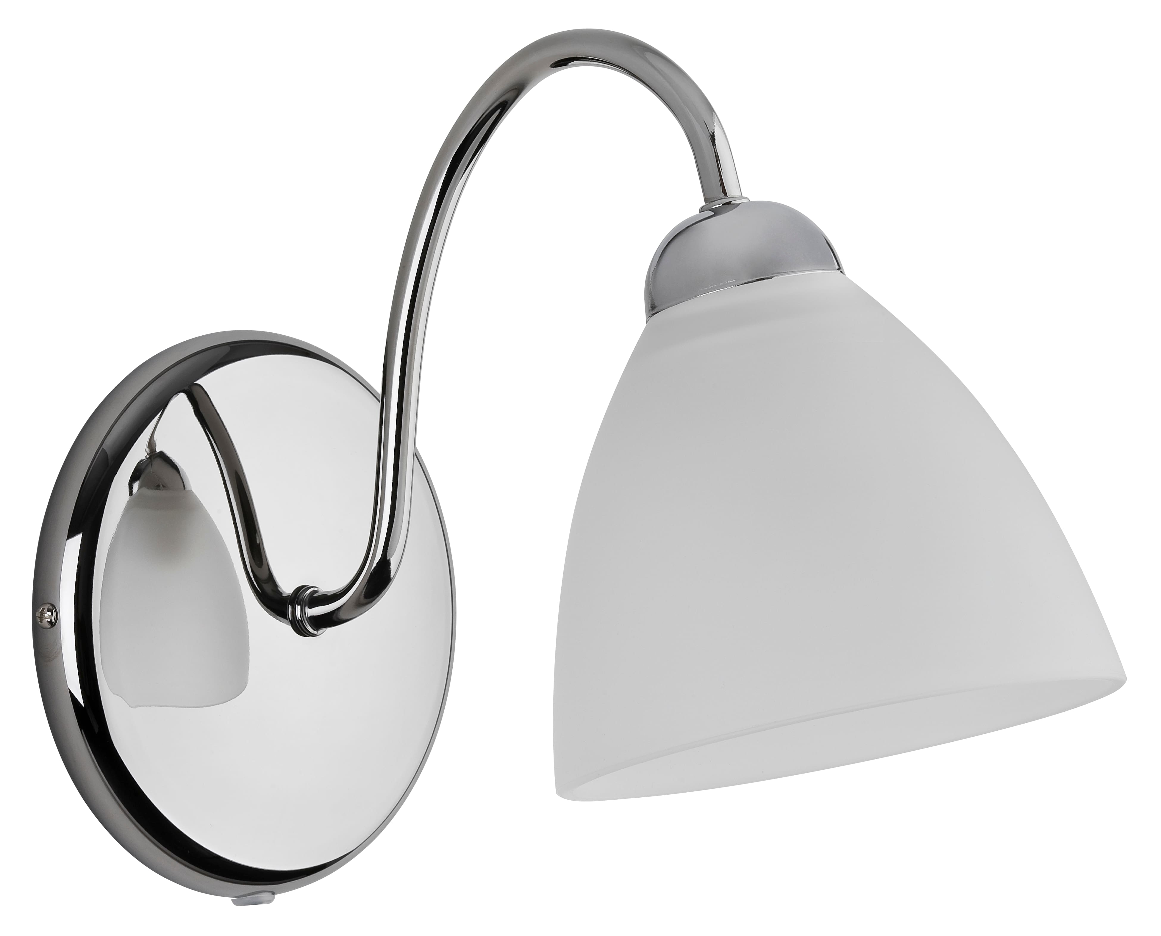 Aplica de perete ALFA Ariel, bec incandescent, E27, 60W, crom