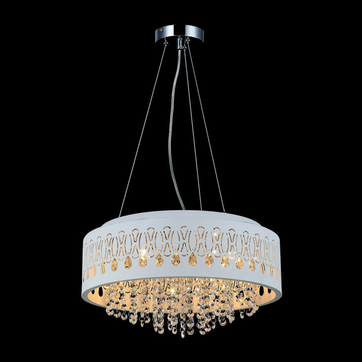 Lustra, alb/transparent, 4 x 40 W  Italux Doris
