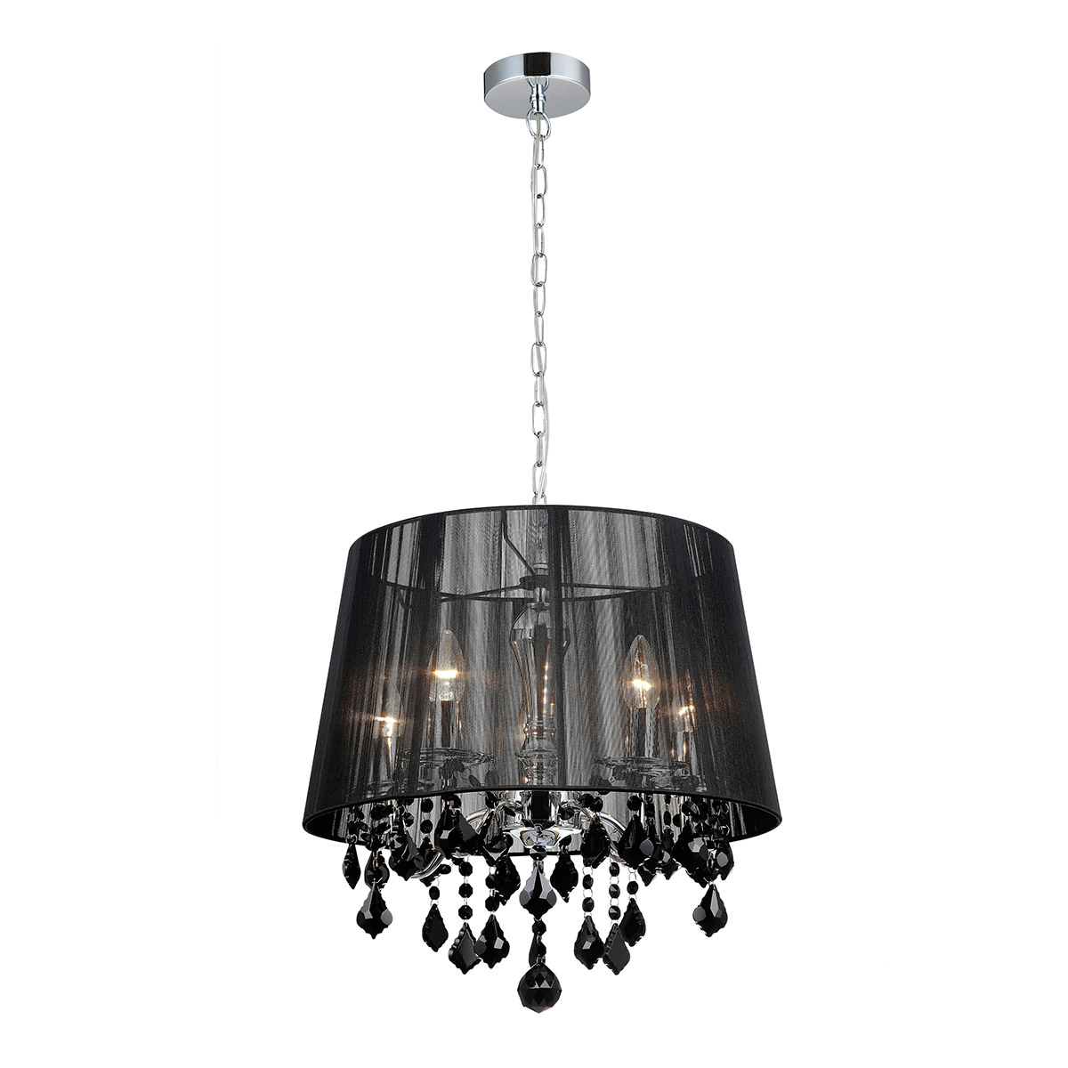 Lustra, Negru, 40 W, 5 x E14  Italux Cornelia
