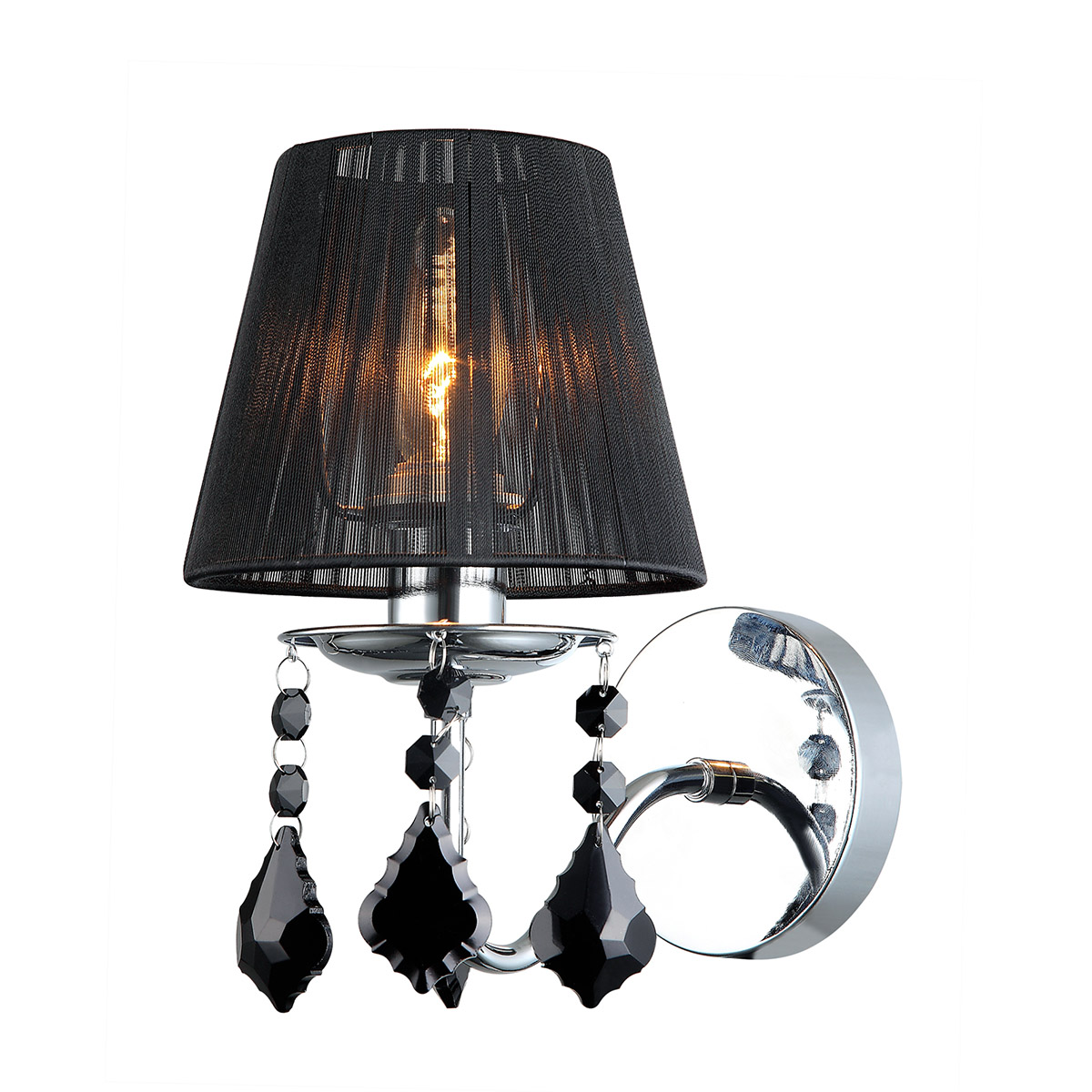 Aplica de perete ITALUX LIGHTING Cornelia, bec incandescent, E14, 40W, negru
