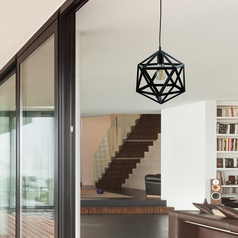 Lustra tip pendul, Negru, 60 W, 1 x E27  Denmark