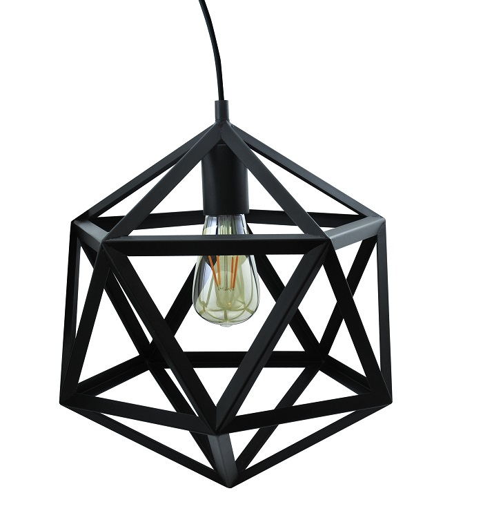 Lustra tip pendul, Negru, 60 W, 1 x E27  Denmark