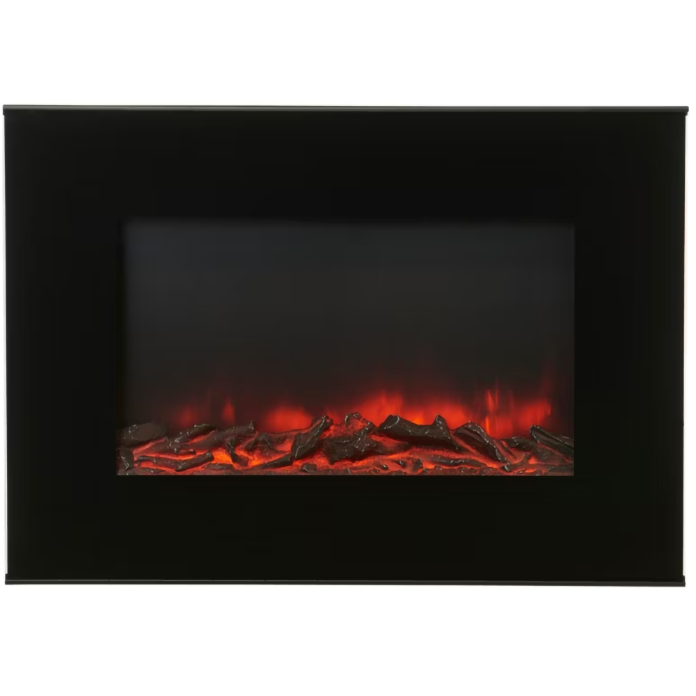Semineu electric LDBL2000A-DD4CR, 1900W, Telecomanda, negru