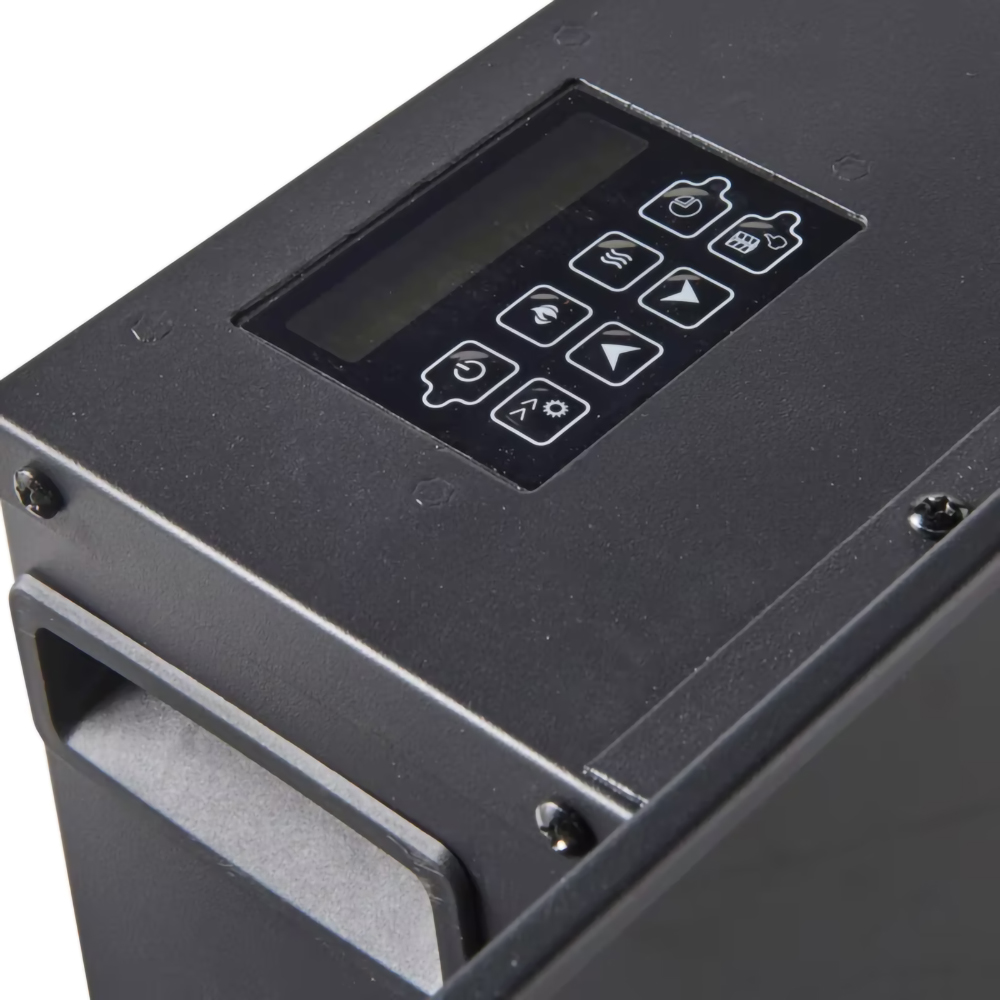 Semineu electric LDBL2000A-DD4CR, 1900W, Telecomanda, negru