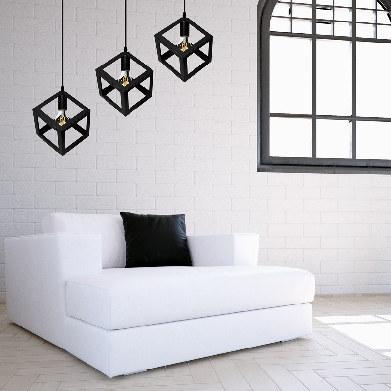 Pendul POLUX Sweden, E27, 60W, negru