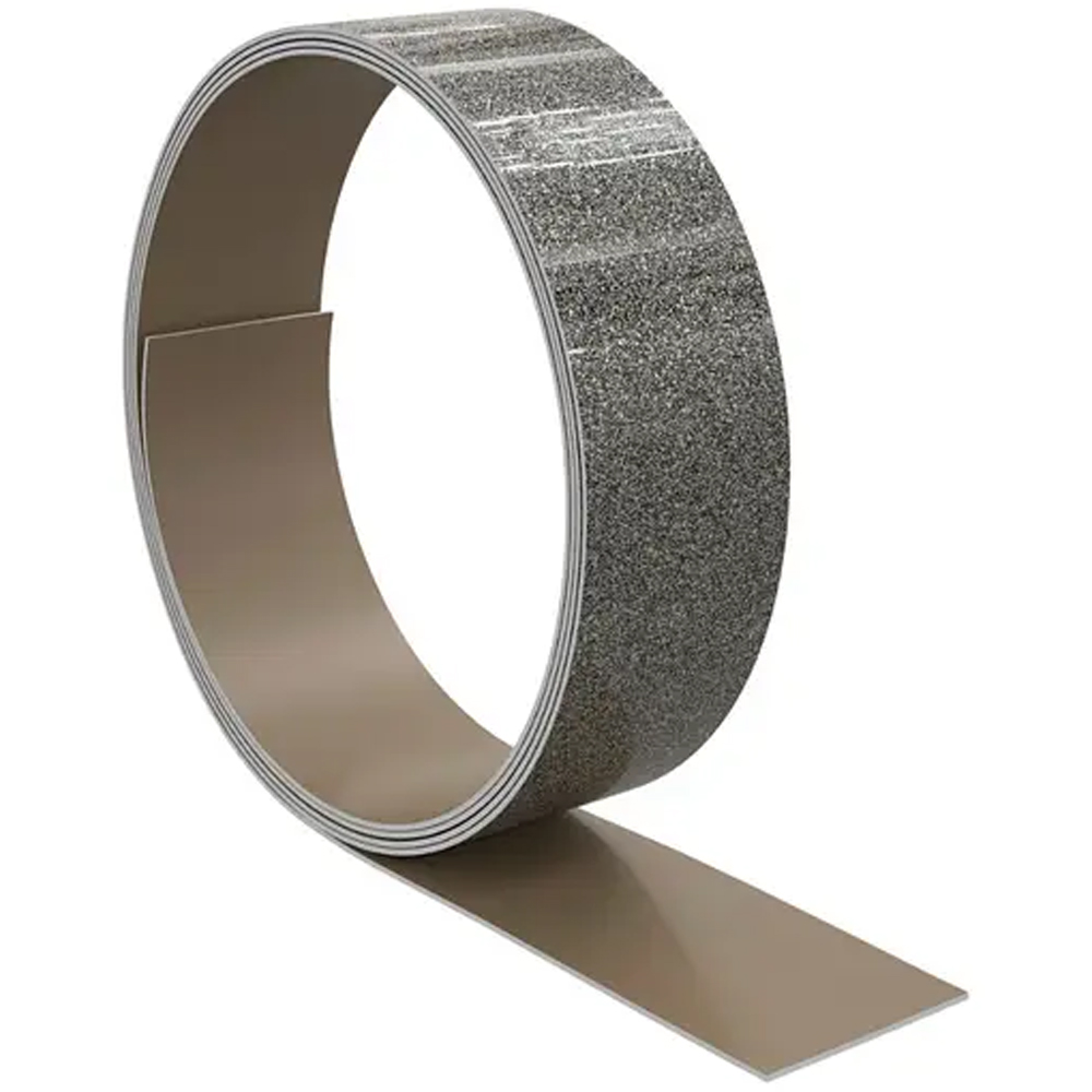 Cant pentru blat GOODHOME, 300 x 4.2 x 0.1cm, ABS, gri lucios