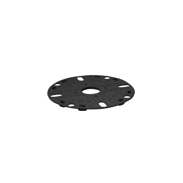 Amortizor cauciuc pavaj BLOOMA, 12 x 12 cm, negru
