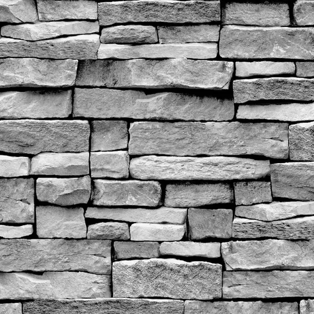 Tapet Arrou Brick 100838958, gri