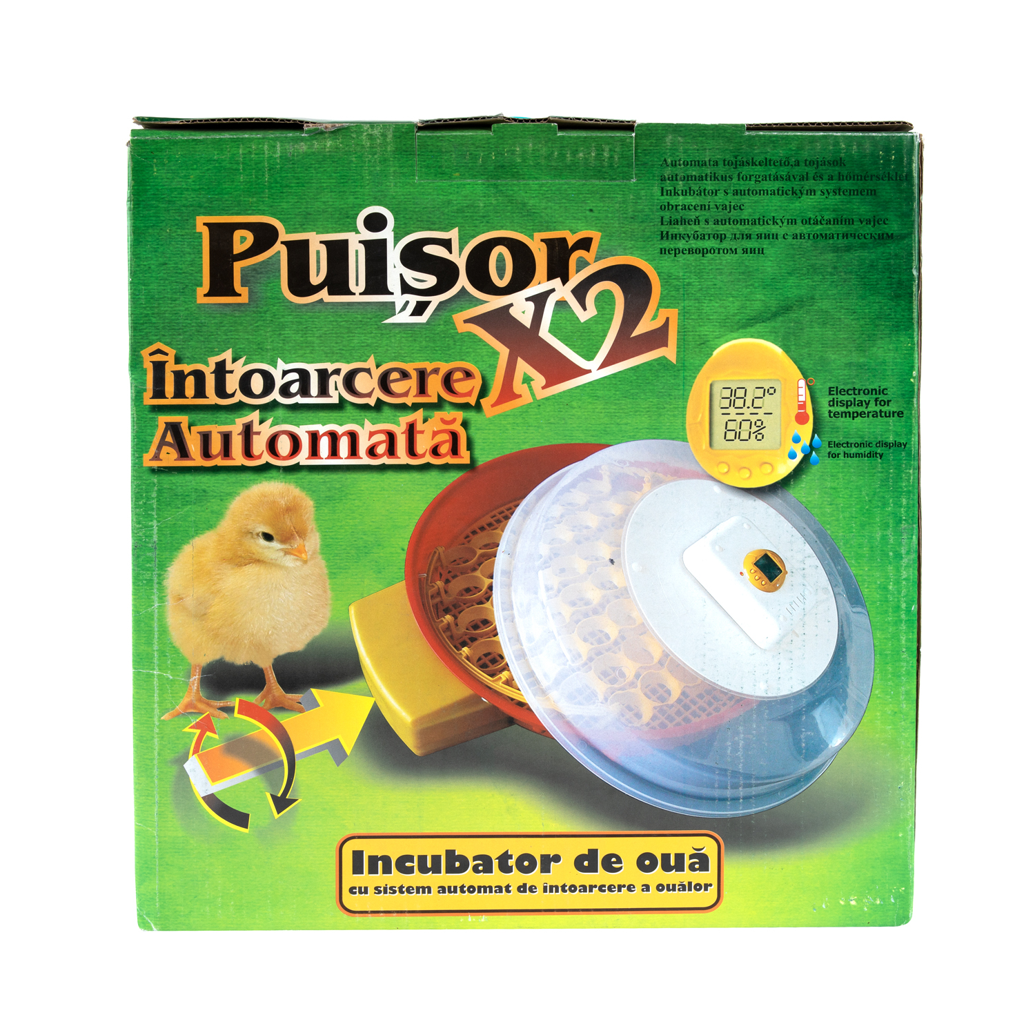 Incubator Puisor, 51 de oua, cu ventilator