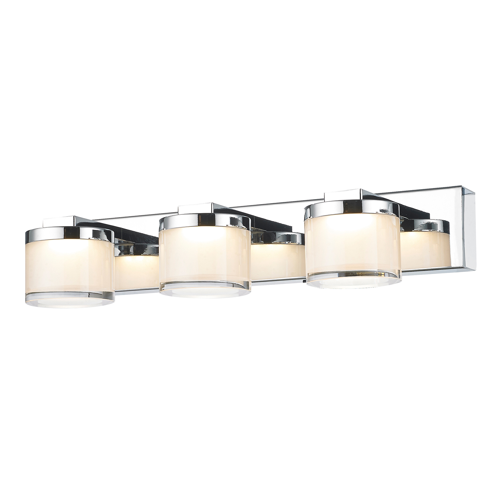 Aplica LED ITALUX LIGHTING Lopez, 630lm, 3 x 3W, alb cald, crom