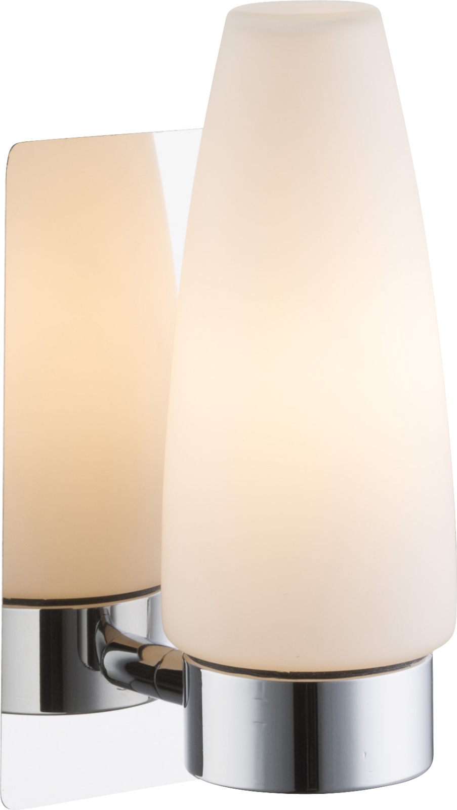 Aplica de perete GLOBO LIGHTING Piton 78160, bec incandescent, E14, 25W, argintiu