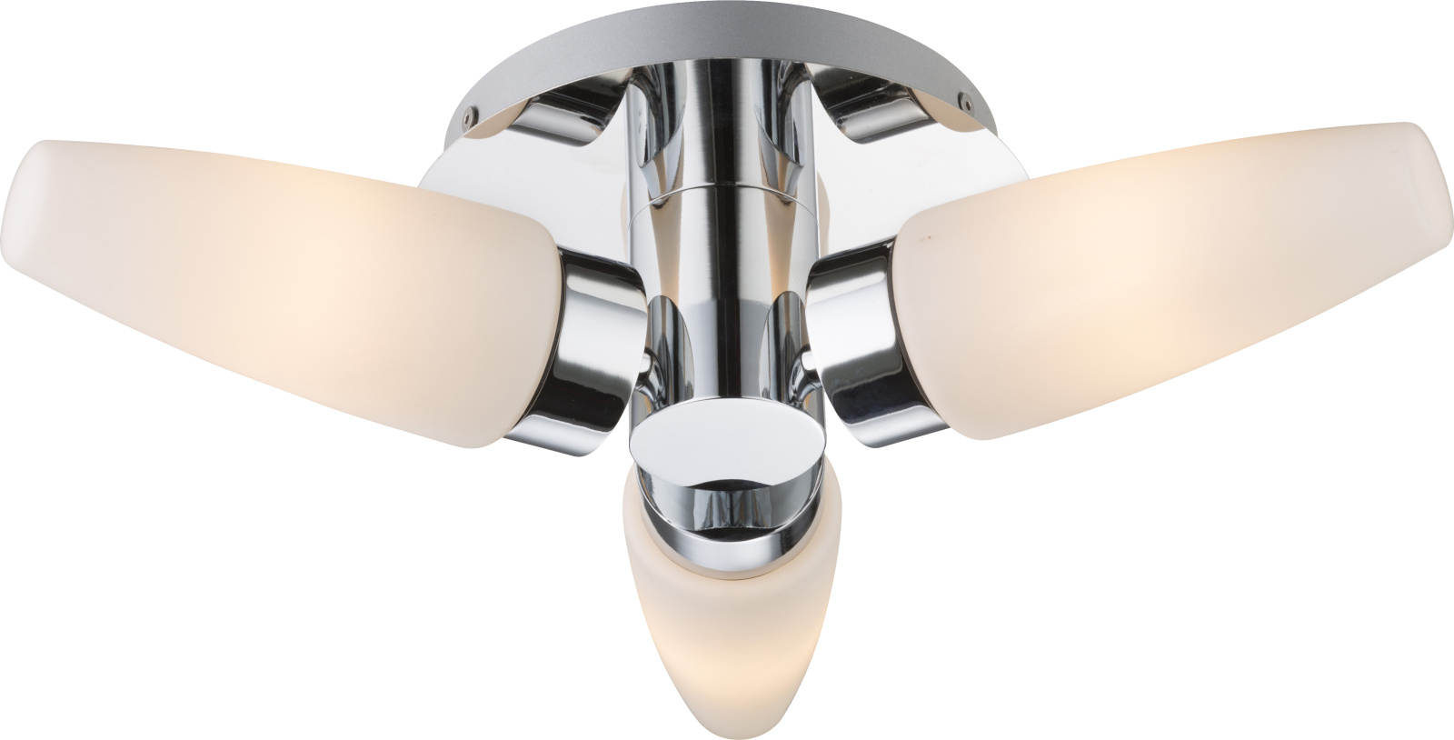 Plafoniera GLOBO Piton 78160-3D, E14, 3 x 25W, IP20, argintiu