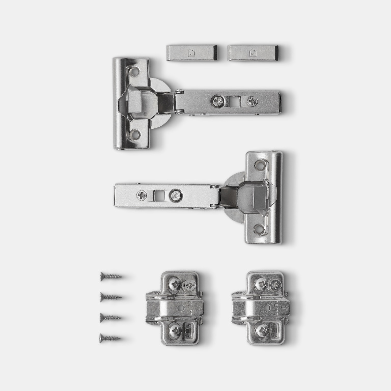 Balama Soft-Close GOODHOME Kombu, unghi 110 grade, clip-on, metal, 2 bucati
